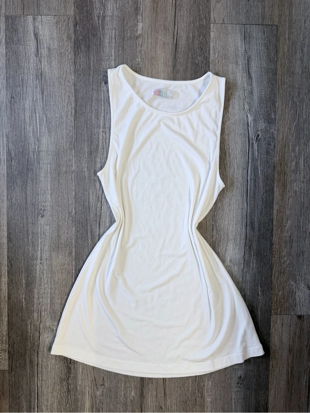 FREE PEOPLE White Sleeveless Dress